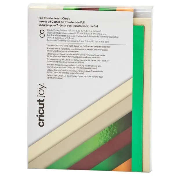 2009209 - Cricut Insert Cards Foil Cameron R30 (11;4 Cm X 15;9 Cm) 8-Pack