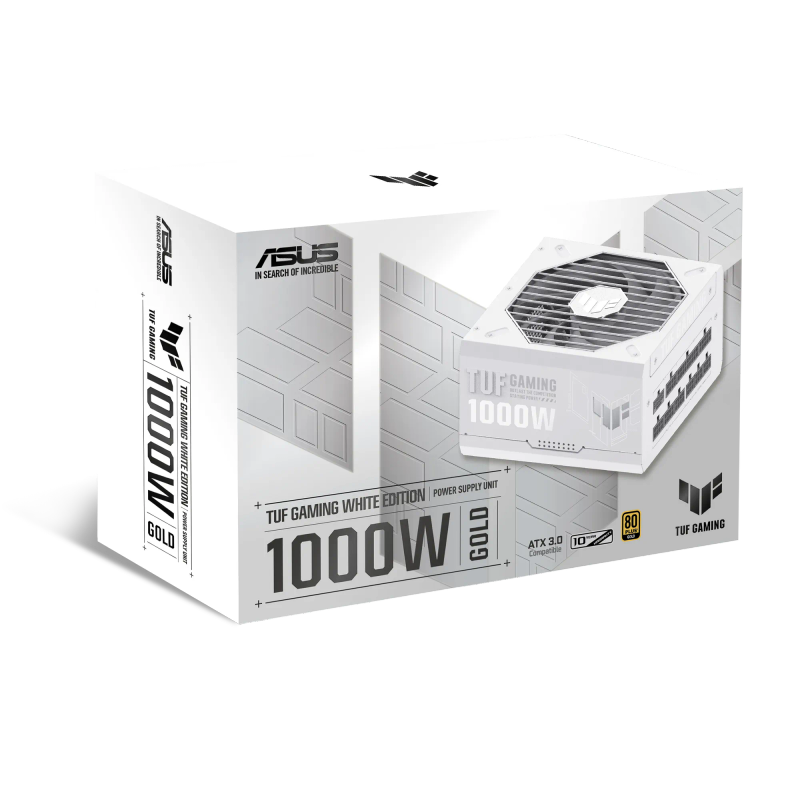 Asus Psu 1000W Fully Modular 80 Plus Gold 10 Years Warranty.