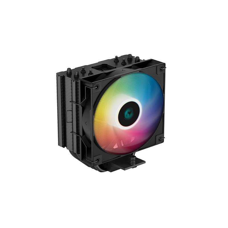 DeepCool AG400 BK ARGB CPU Air Cooler With 4X Balanced Bi-Directional Heatpipe Technology And 1X ...