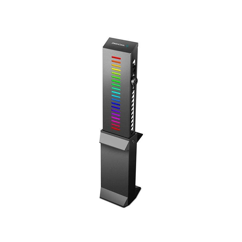 DeepCool GH-01 Addressable RGB LED Graphics Card Holder With 9PCS Of A-RGB Lighting And 5V SATA C...