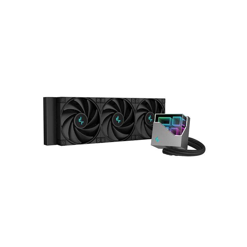 DeepCool Infinity Series LT720 Black High Performance All-In-One Liquid CPU Cooler With 360mm Siz...