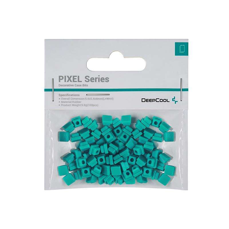 DeepCool Marr Green Silicone Decorative Case Pixel Bits (100PCs Per Pack) To Create Unique And Cu...