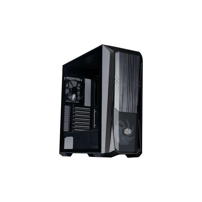 Cooler Master MasterBox MB500 ATX Tower Case With Mesh Geode Front Panel, 2X USB-A V3.2 Gen1, 1X ...