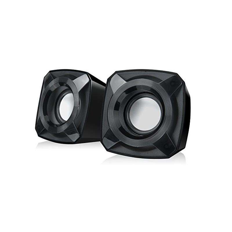 Microlab B16 2.0CH USB-Powered Desktop Speaker With External Knob For Easy Adjustment, 3.5mm Ster...