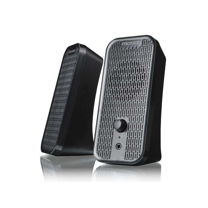 Microlab B55 2.0CH USB-Powered Desktop Speaker With Convenient Front Panel Volume Control And Pow...