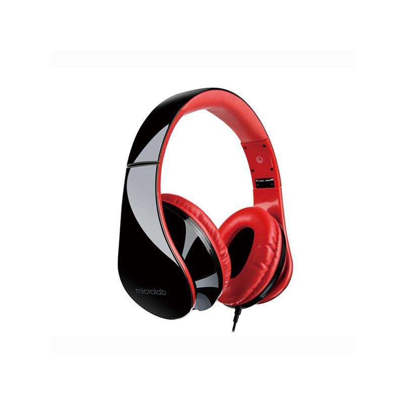 Microlab K360 Foldable Lightweight Headset With Line-In Microphone, 2X Stereo 40Mm Drivers And 50...