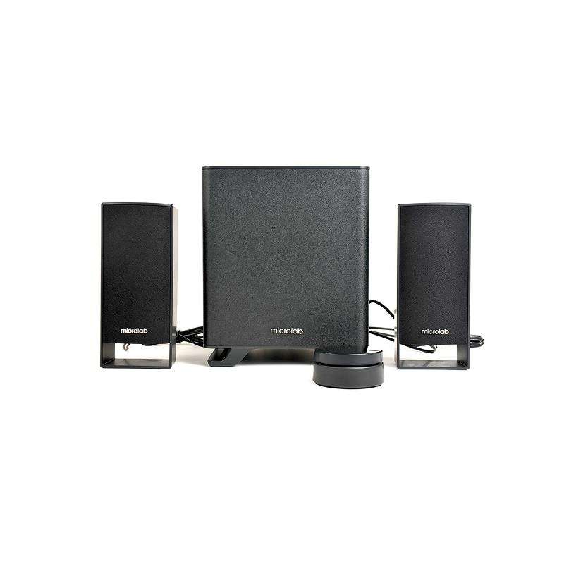 Microlab M600 2.1CH Bluetooth Subwoofer Speaker With Wired Remote Control, 3.5mm Stereo Audio Inp...
