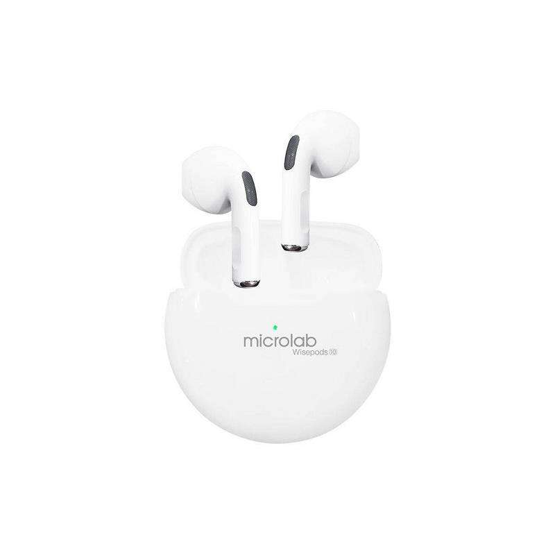 Microlab Wisepods 10 True Wireless Bluetooth 5.0 Earbuds With Built-in USB-C Charging Port And Li...