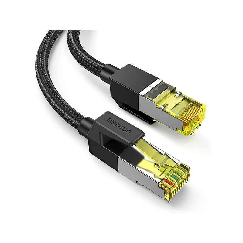 UGreen 30793 CAT7 FTP Male to Male Ethernet Round LAN 20m Cable with Gold-Plated Pure-Copper Cont...