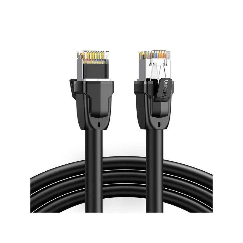 Ugreen 70616 Cat8 S Ftp Ethernet Round Lan 10M Cable With Gold-Plated Contacts And Supports Trans...