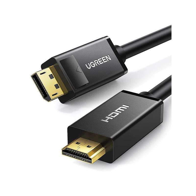 UGreen 10204 DisplayPort Male to HDMI Male 5m Cable Used Connecting Primary Devices With DisplayP...