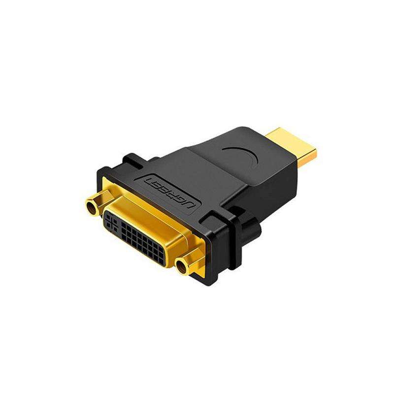 UGreen 20123 HDMI Male to DVI-I (24+5pin) Female Bi-Directional Adapter From Either HDMI or DVI 1...
