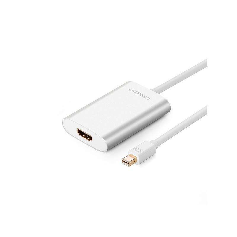 UGreen 10451 Mini DisplayPort Male to HDMI Female Adapter with Gold-Plated Connectors, Supports R...