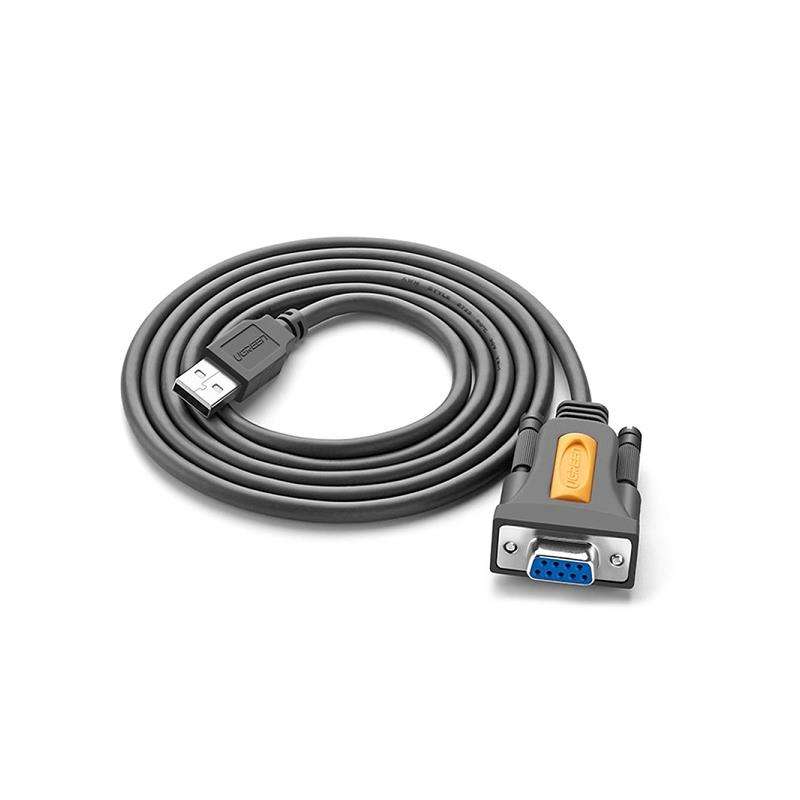UGreen 20201 USB-A 2.0 Male to Serial DB9 RS-232 Female 1.5m Cabled Adapter