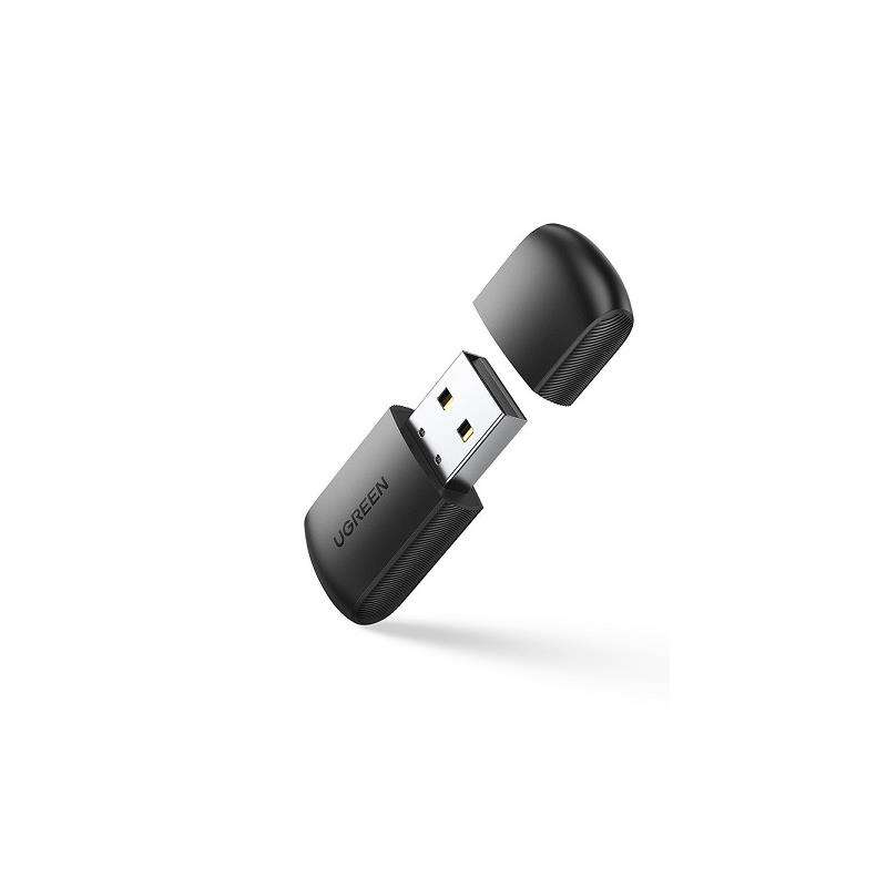 Ugreen 20204 Ac650 Dual-Band Wireless Usb Adapter With Protective Cap And Built With Led Status I...