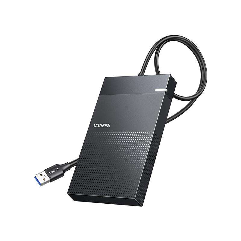 Ugreen 30719 Usb 3.0 2.5" Sataiii Hdd Ssd Enclosure, Non-Detachable Cable, Supports Up To 6Tb Hdd...