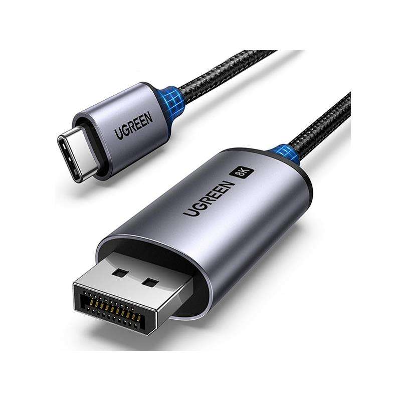 UGreen 25158 USBC M TO DP M Braided 8K 2M Cable