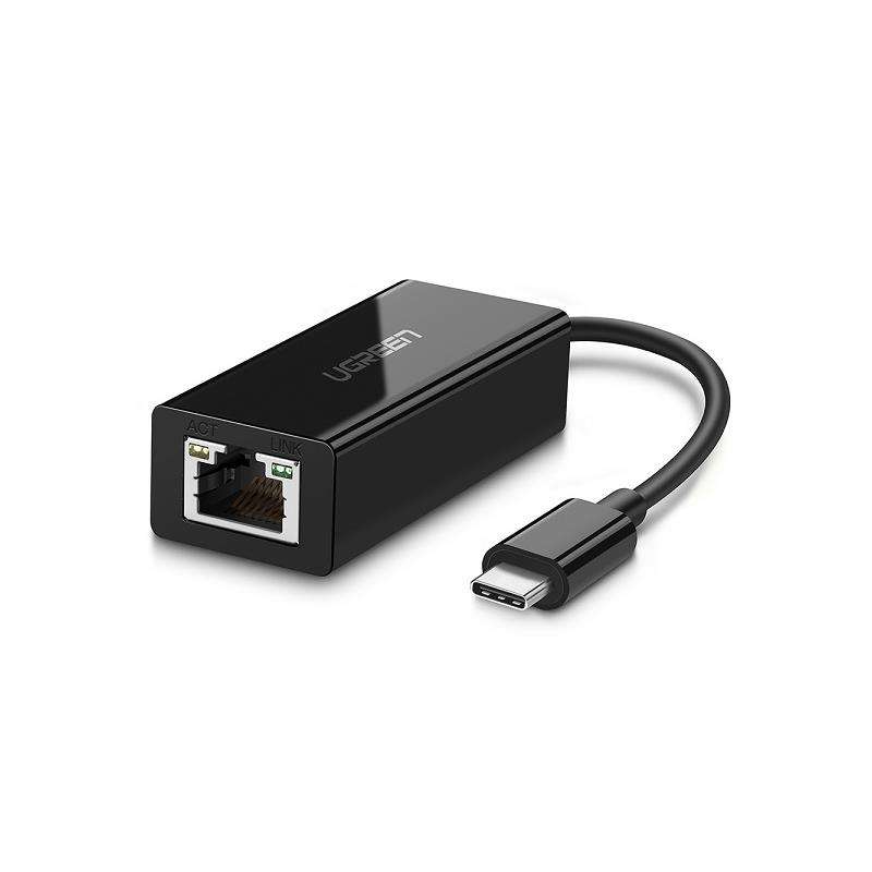 Ugreen 50307 Usb-C 3.1 Gen1 Male To Rj45 Gigabit Ethernet Female Adapter With Network Speed Of Up...