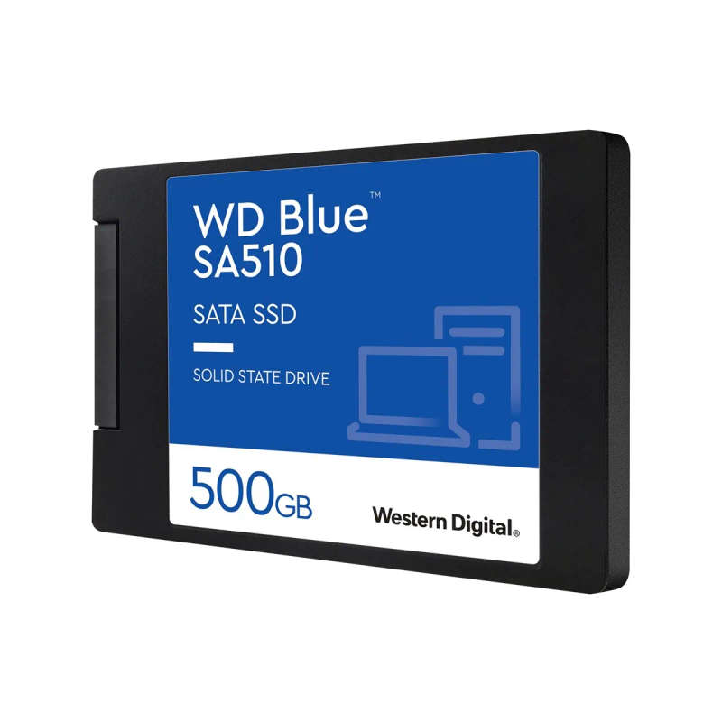 Western Digital Blue Sa510 500Gb Sata Ssd 2.5-Inch 7Mm Form Factor High-Speed 3D Nand Internal So...