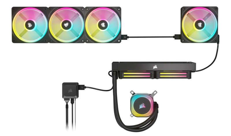 CORSAIR iCUE LINK QX120 RGB 120mm PWM Fan Expansion Kit