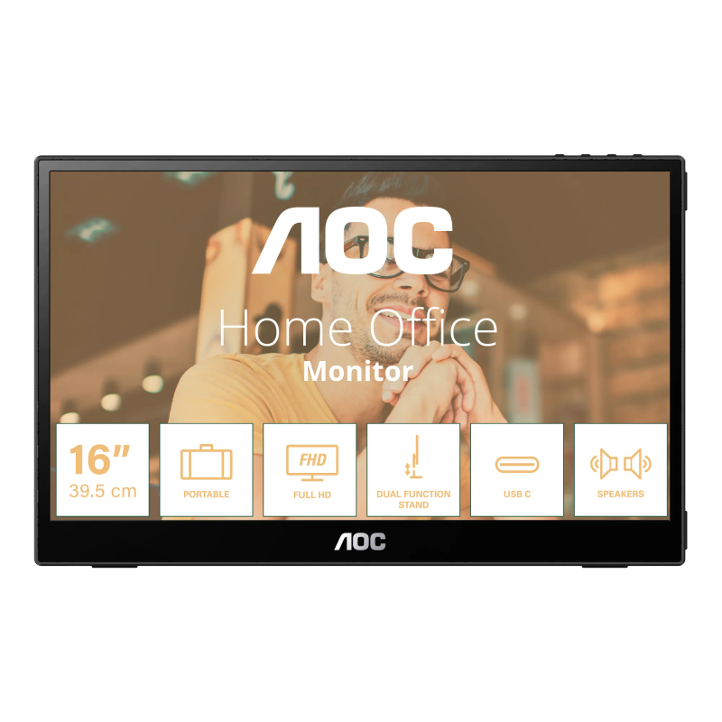 AOC portable monitor FHD 1920 x 1080 USB-C