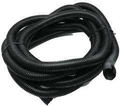 Solarix Flexible Conduit 20mm Diameter PVC Black 5 Metre-Flexible Split Cable Sleeving Conduit Us...