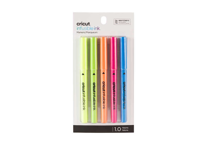 2006258 - Cricut Explore Maker Infusible Ink Medium Point Pen Set 5-Pack (Brights) .