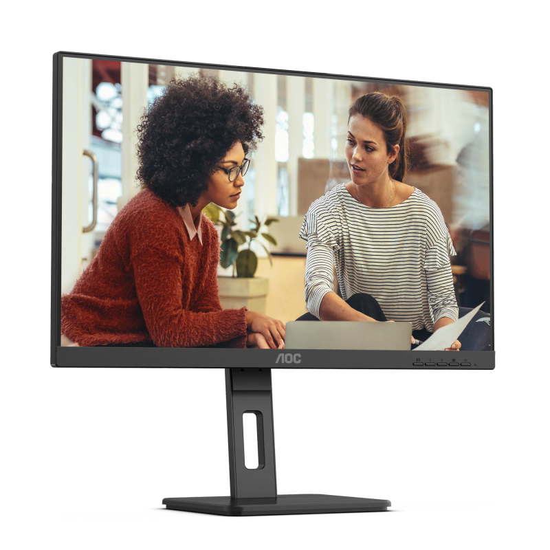 Aoc 24E3Qaf Monitor 23.8 Inch Ips Fhd 1920X1080 75Hz Hdmi Dp Vga Flicker Free; Low Blue Mode Inte...