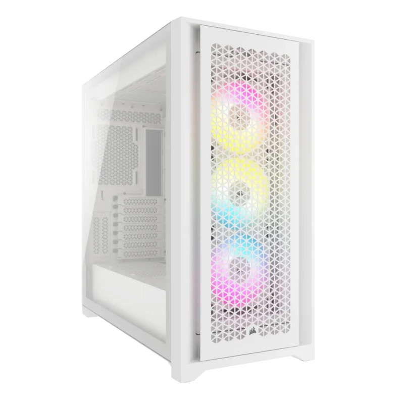 Corsair 5000D Rgb Airflow Tempered Glass Mid-Tower; White