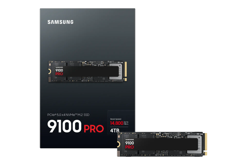 Samsung 9100 Pro 4 Tb Nvme Ssd - Read Speed Up To 14 800 Mb S Write Speed To Up 13 400 Mb S Rando...