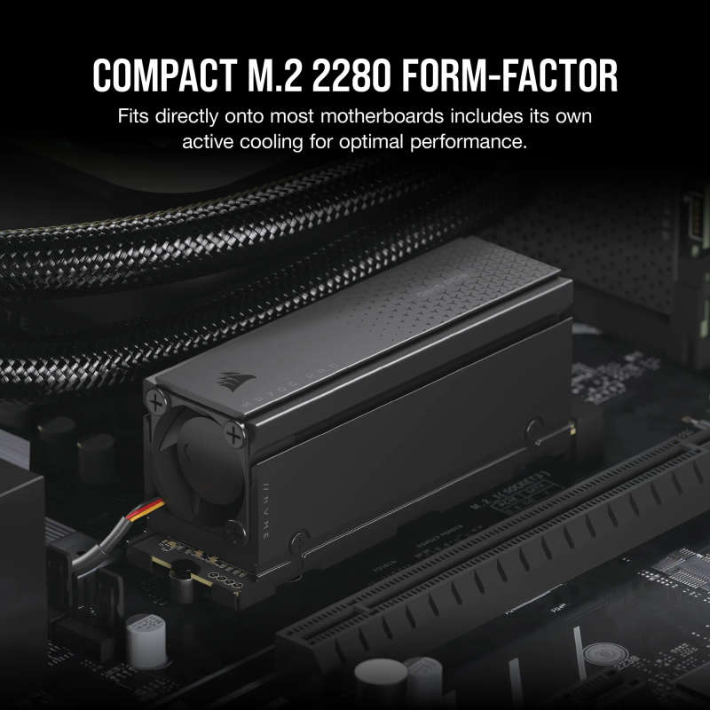 Corsair MP700 PRO 1TB M.2 NVMe PCIe Gen. 5 x4 SSD with Cooler