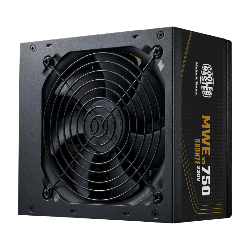 Cooler Master MWE 750 Bronze V2 offers 80 PLUS Bronze certification; guaranteeing an average effi...