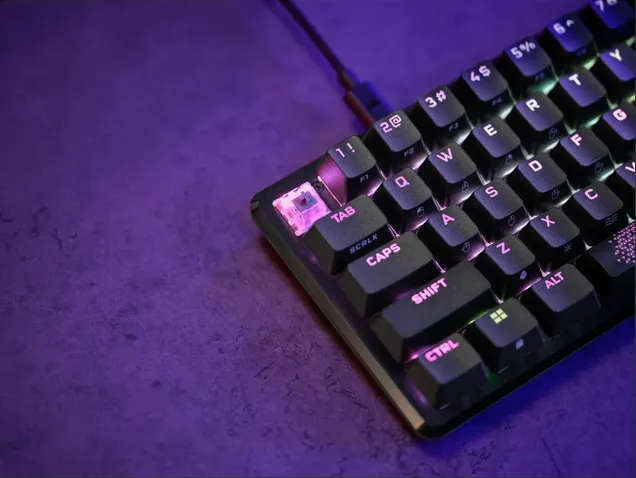 K65 PRO MINI RGB 65% Optical-Mechanical Gaming Keyboard - Corsair OPX switches - Black