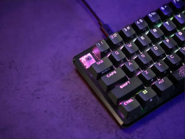 K65 PRO MINI RGB 65% Optical-Mechanical Gaming Keyboard - Corsair OPX switches - Black