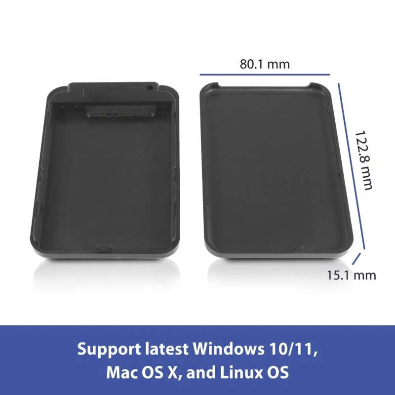 Vantec Nexstar Jx Nst-258B3 Usb 3.2 Gen 2X1 Type C & Type A Comatible 2.5Inch Disk Enclosure