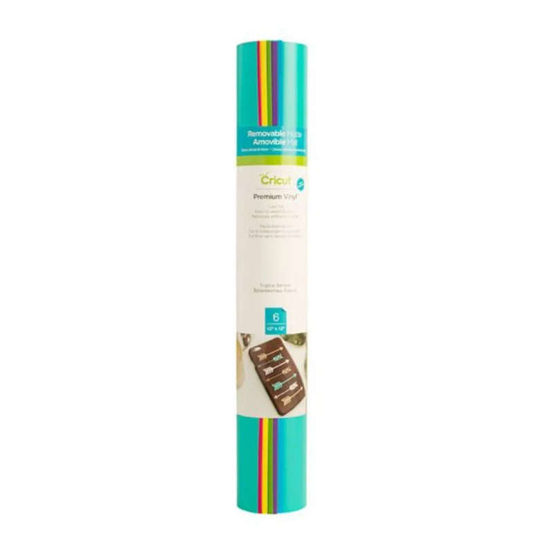 2004313 - Cricut Premium Vinyl Removable 30X30Cm 12-Sheet Sampler (Tropical)
