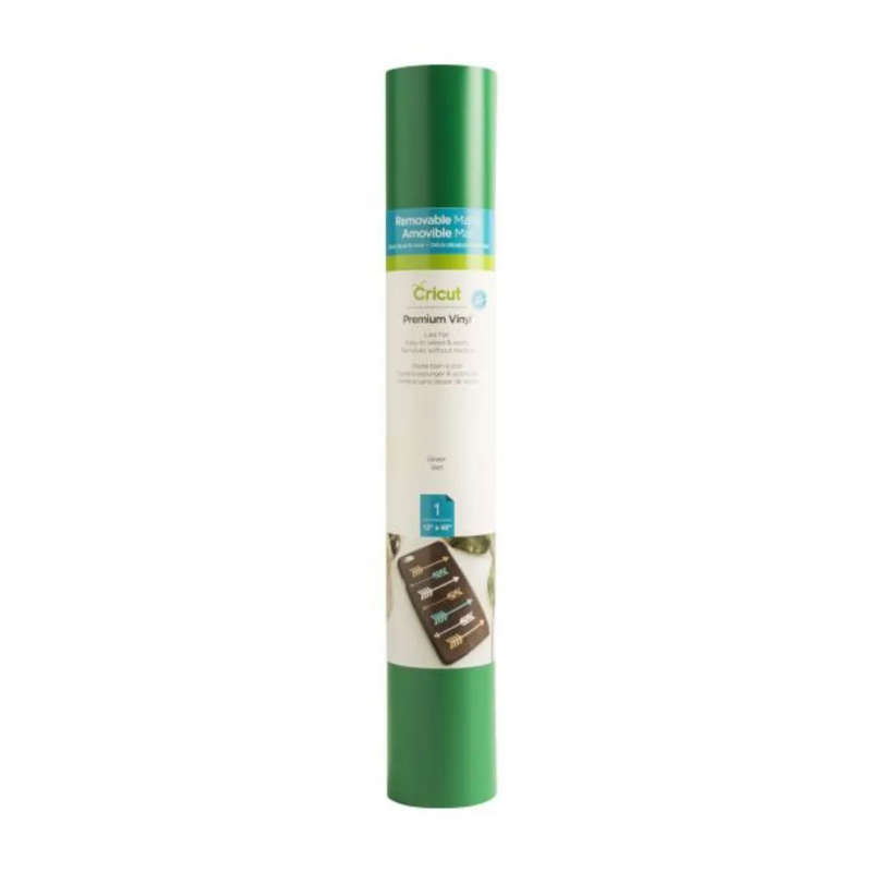 Cricut Premium Vinyl Removable 30X120Cm Green - Effortless Crafting!