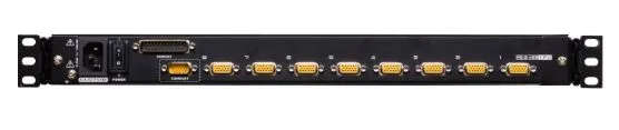 Aten 17'' 8 Port Ps 2-Usb Vga Lcd Kvm Combo Kvm With An Extra Console Port And Usb Peripheral Sup...