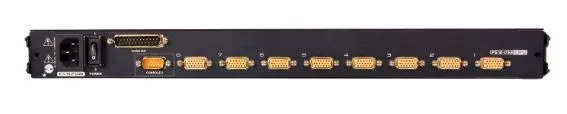 Aten 17'' 8 Port Ps 2-Usb Vga Lcd Kvm Combo Kvm With An Extra Console Port And Usb Peripheral Sup...