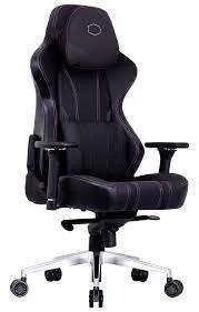 Cooler Master X2 Gaming Chair; Ergonomic Design; Head And Lumbar Pillow; Black