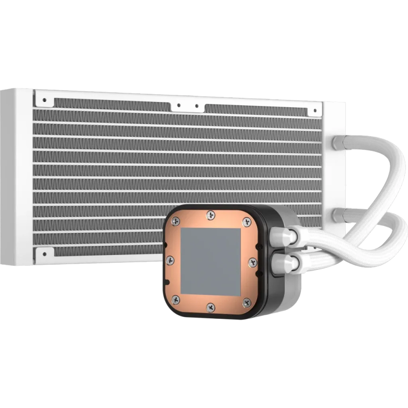 CORSAIR iCUE H100i ELITE RGB 240mm Liquid CPU Cooler - White.