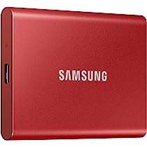 Samsung T7 Shield 2 Tb Usb 3.2 Portable Ruggedised Ssd - Red