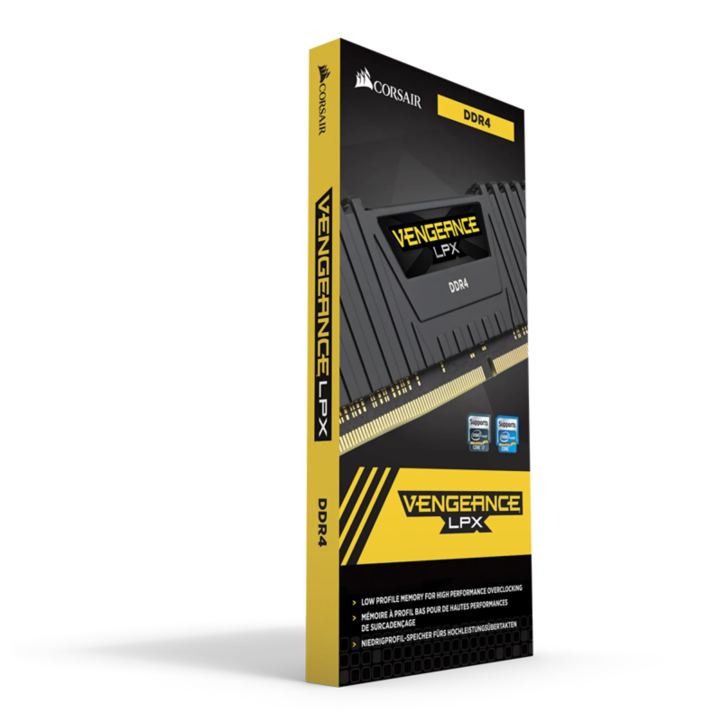 Corsair Vengeance® Lpx 8Gb (1 X 8Gb) Ddr4 Dram 3000Mhz C16 Memory Kit 16-20-20-38 1.2V Black
