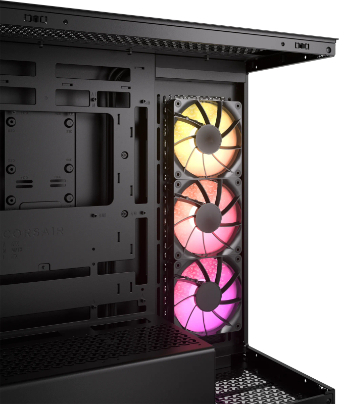 3500X ARGB Mid-Tower PC Case; Black