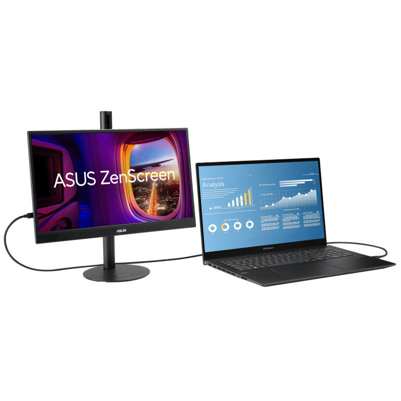 ASUS ZenScreen MB16QHG Portable Monitor  16-inch 16:10 WQXGA (2560 x 1600) IPS panel; 120 Hz r...