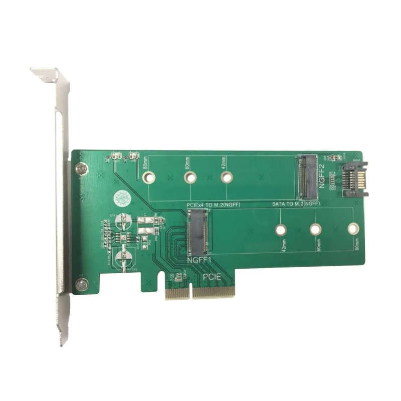 Vantec M.2 Nvme + M.2 Sata Ssd Pcie X4 Adapter