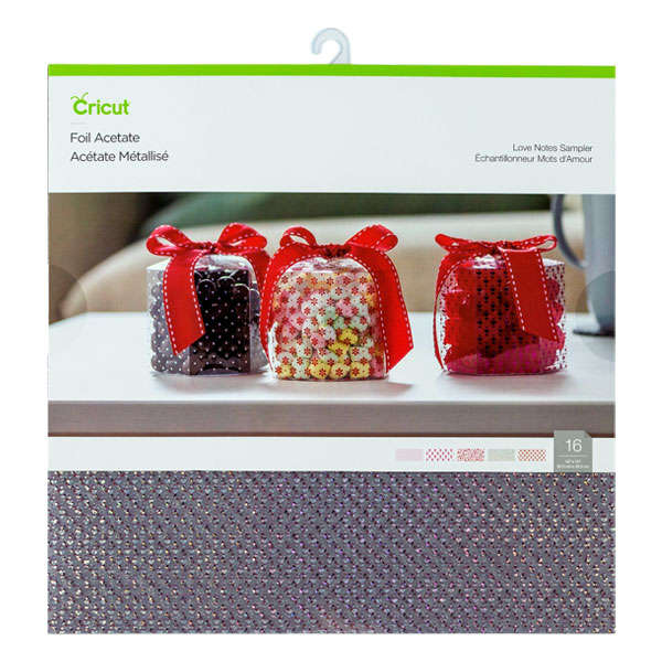 Cricut Foil Acetate 30X30Cm 16-Sheets (Love Notes).