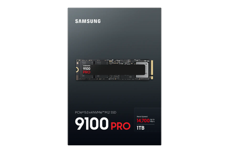 Samsung Mz-Vap1T0Bw 9100 Pro 1 Tb Nvme Ssd - Read Speed Up To 14 700 Mb S; Write Speed To Up 13 3...