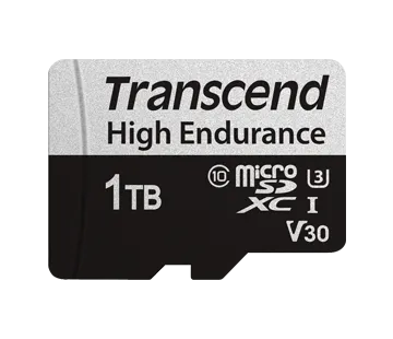 Transcend 350V 1Tb High Endurance Micro Sd Uhs-I U3 V30 Class10 - Read 100 Mb S - Write 60Mb S - ...