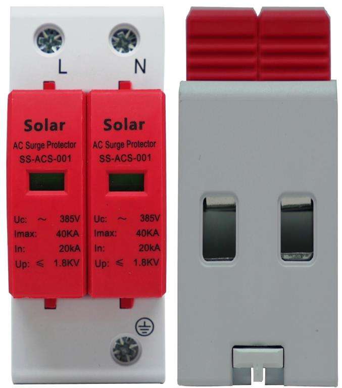 Solarix AC Surge Protector Device - Single Phase Suitable For 50Hz And 60Hz AC Power Supply Syste...